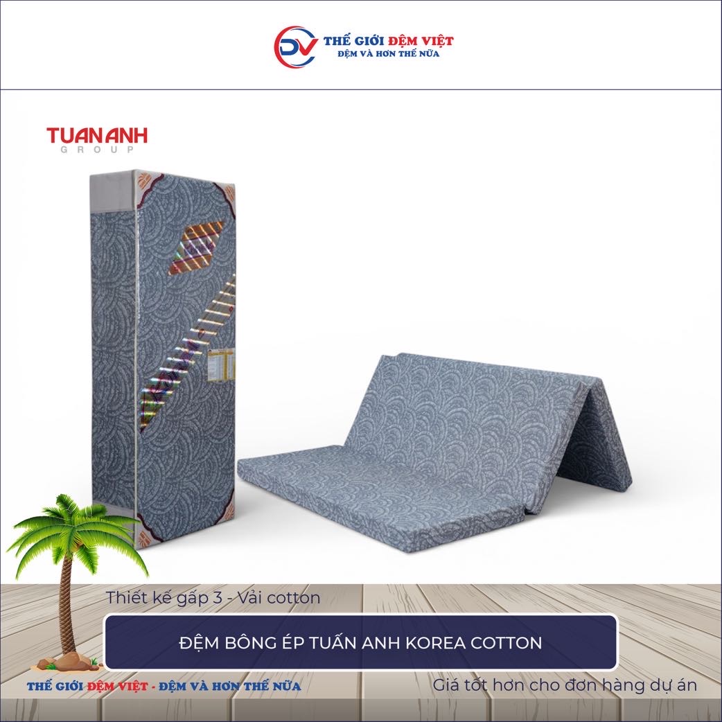 Đệm bông ép Tuấn Anh Korea